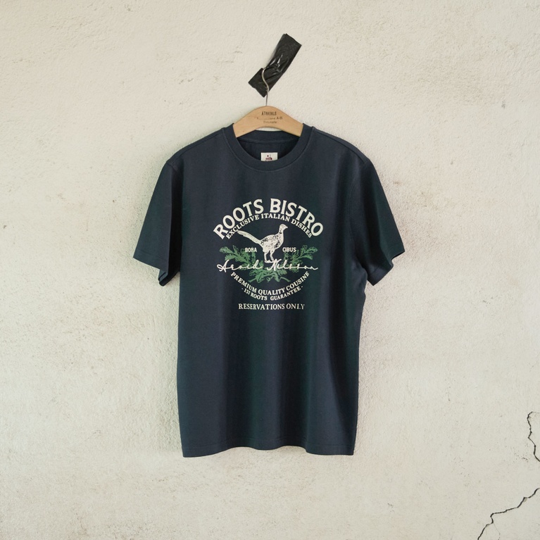 Printed Vintage Tee Navy 6